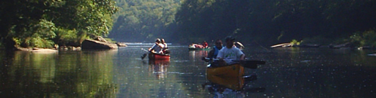 Canoes of the Clarion River  from Lazy River Canoe Rental